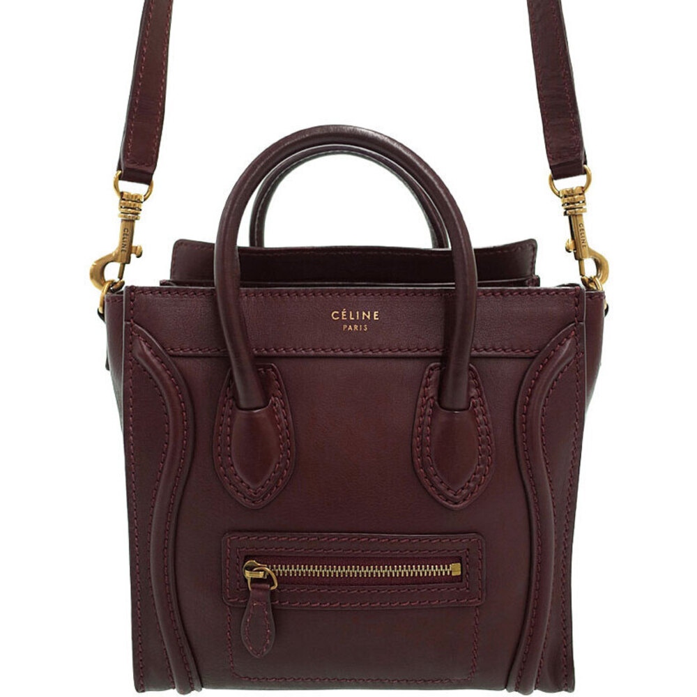Celine Shopper Luggage Leather Shoulder Bag